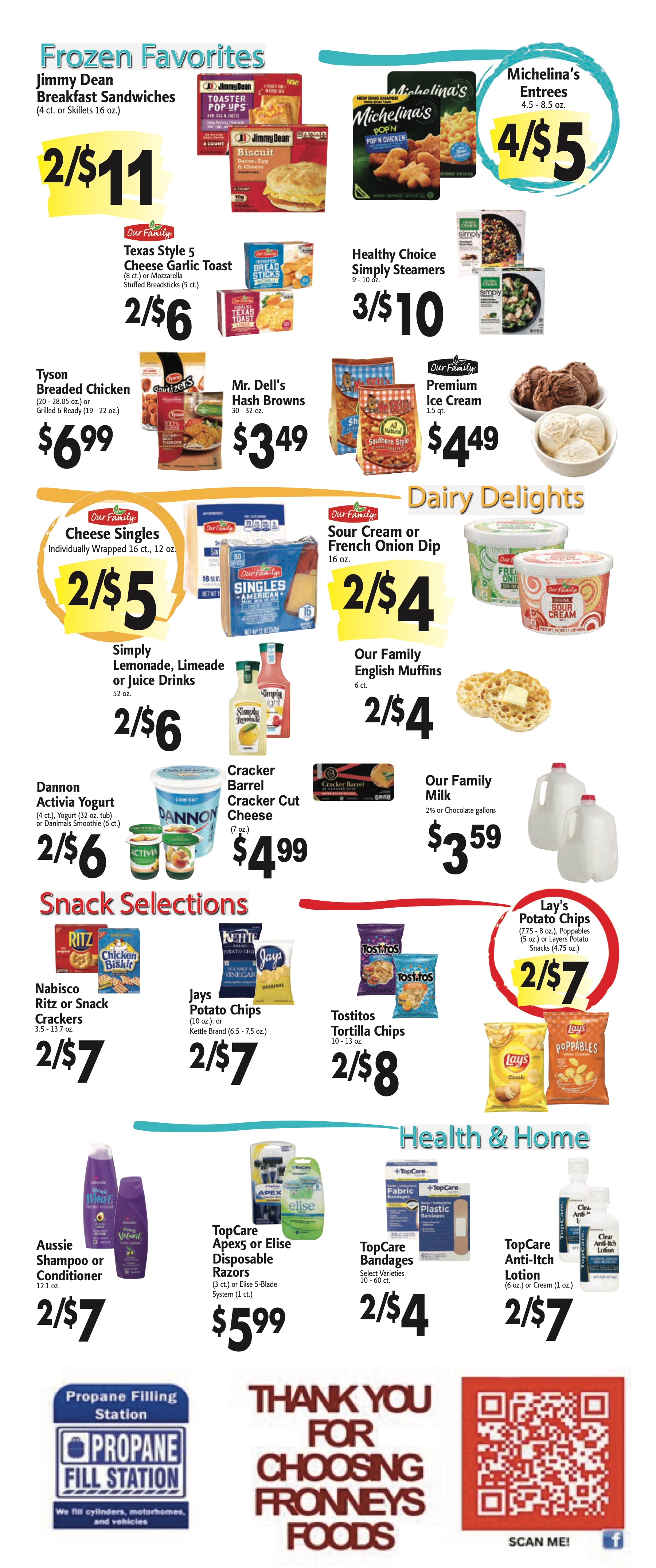 Weekly ad circular Fronney's Foods